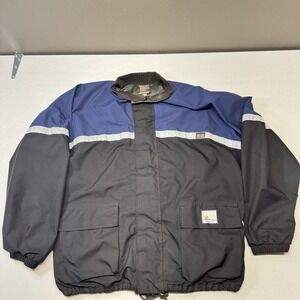 Moto Line Design Corp Blue Black Gore-Tex Motorcycle Jacket XXL 2XL Motoline